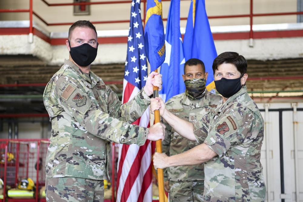 Col. Dawn Junk assumes command of 156th Mission Support Group