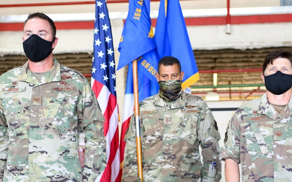 Col. Dawn Junk assumes command of 156th Mission Support Group