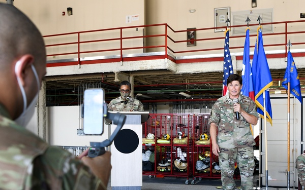Col. Dawn Junk assumes command of 156th Mission Support Group
