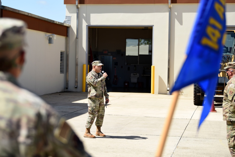 Assumption of Command Lt. Col. Santiago