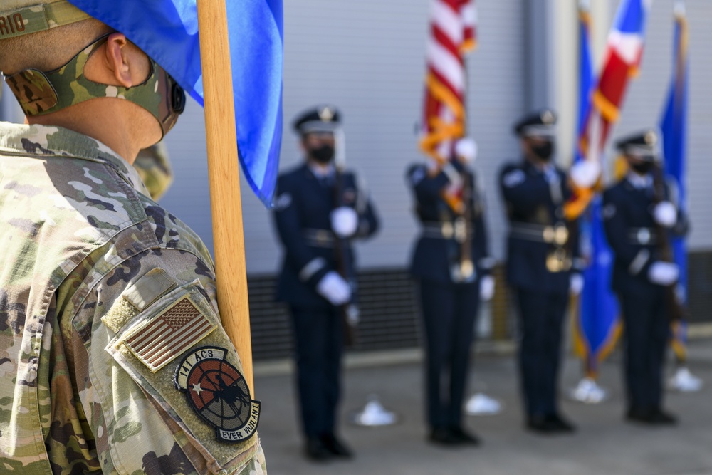 Lt. Col. Edgar Santiago, 141st ACS Assumption of Command