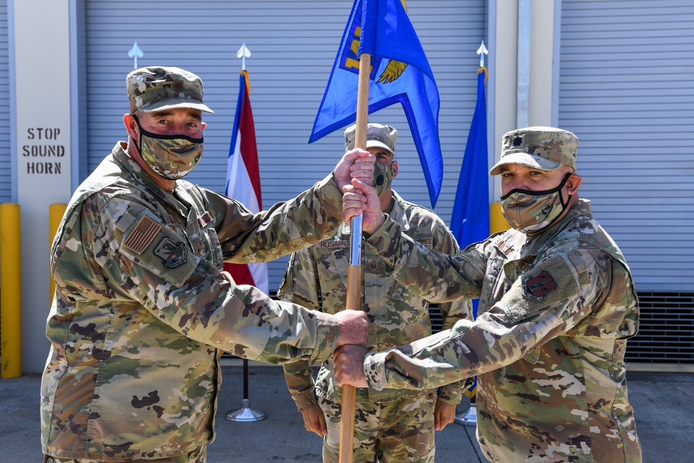 Lt. Col. Edgar Santiago, 141st ACS Assumption of Command