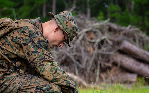 Task force US Marines conduct combat hunter course