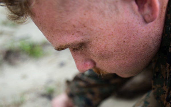 Task force US Marines conduct combat hunter course