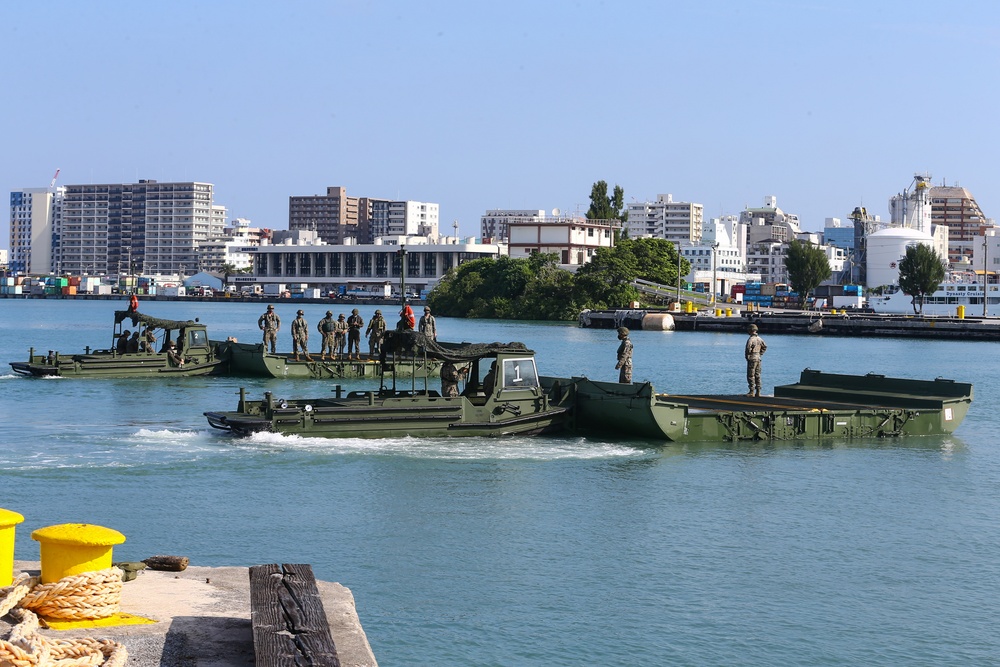 9th ESB Marines conduct expeditionary bridging exercise