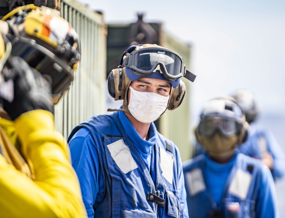 USS Germantown (LSD 42) Conducts Flight Deck Operations