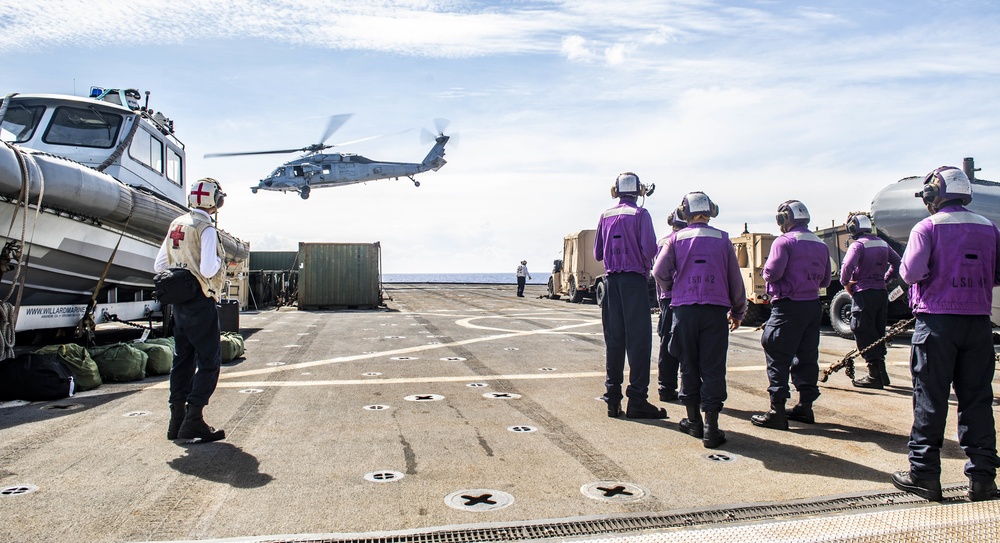 USS Germantown (LSD 42) Conducts Flight Deck Operations