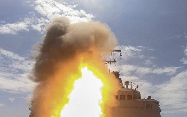 First of class firing for HMAS Hobart