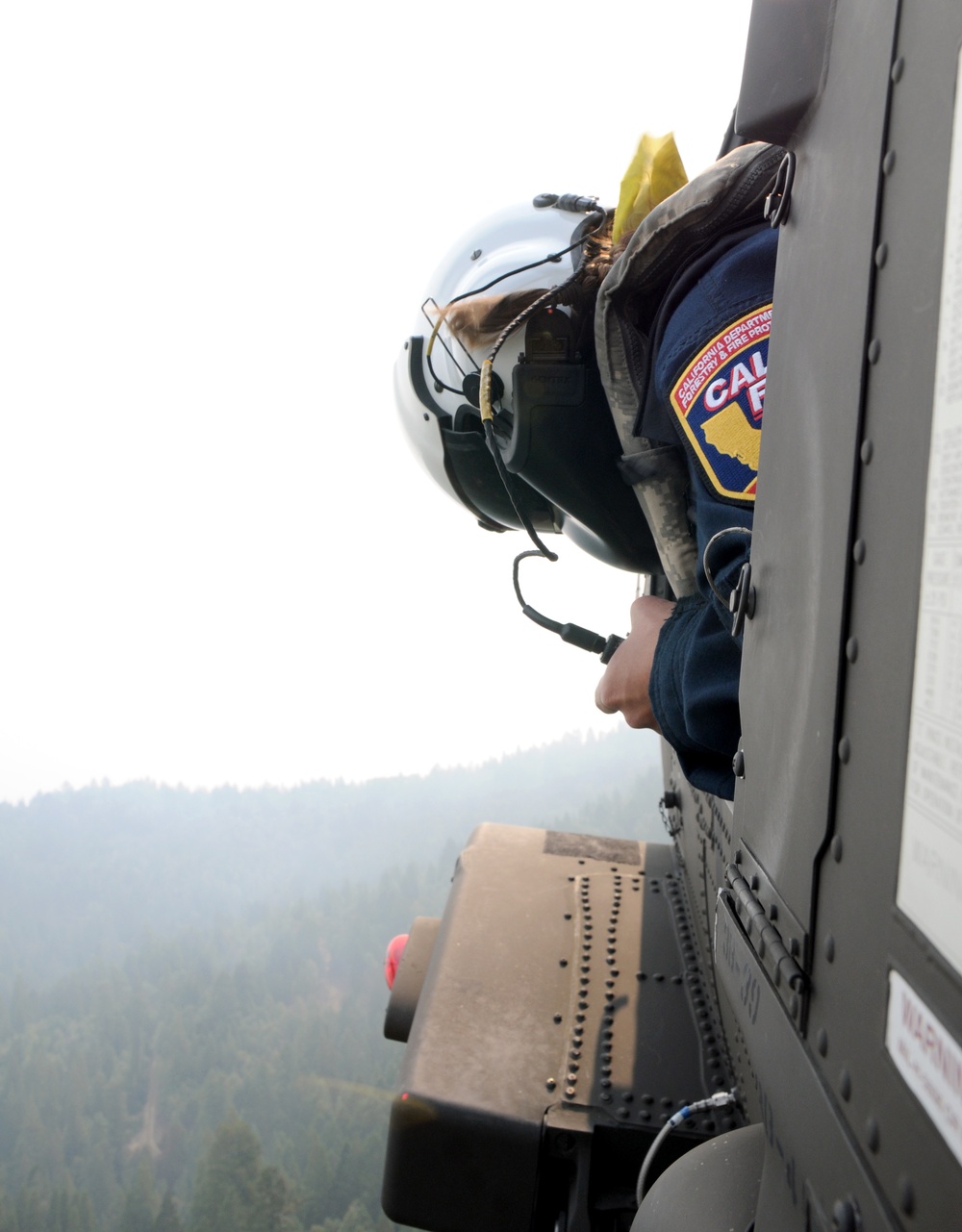 Cal Guard Soldiers work with CALFIRE to battle the LNU Lightning Complex fire