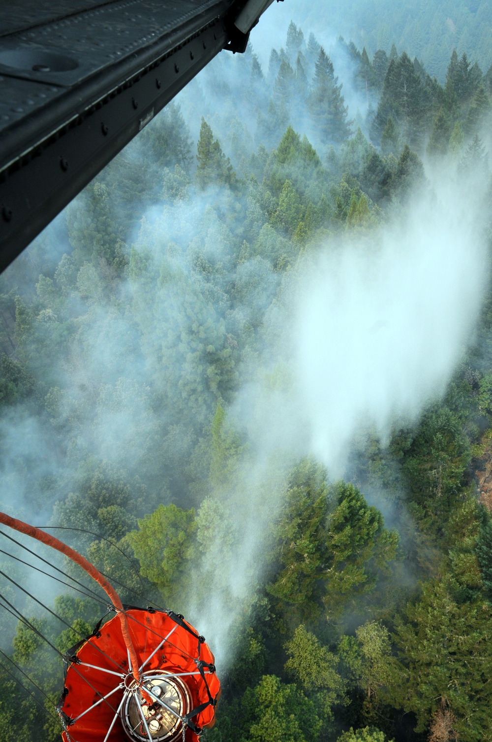 Cal Guard Soldiers work with CALFIRE to battle the LNU Lightning Complex fire