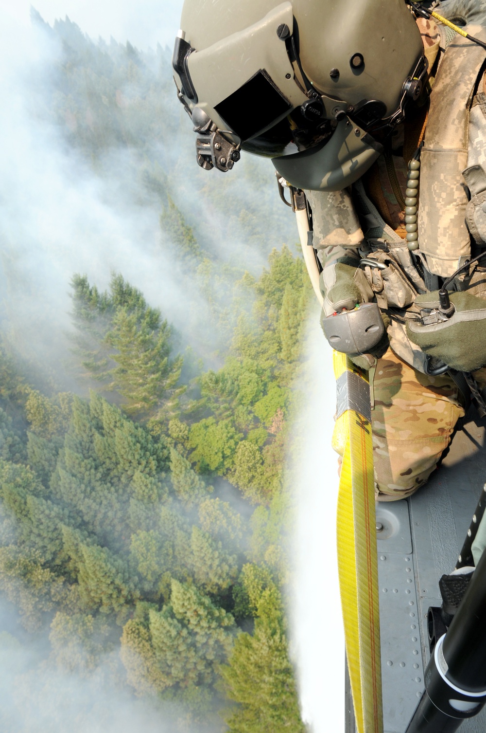 Cal Guard Soldiers work with CALFIRE to battle the LNU Lightning Complex fire