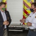 North Carolina Insurance Commissioner, Mike Causey, visits Camp Lejeune Fire Station 10