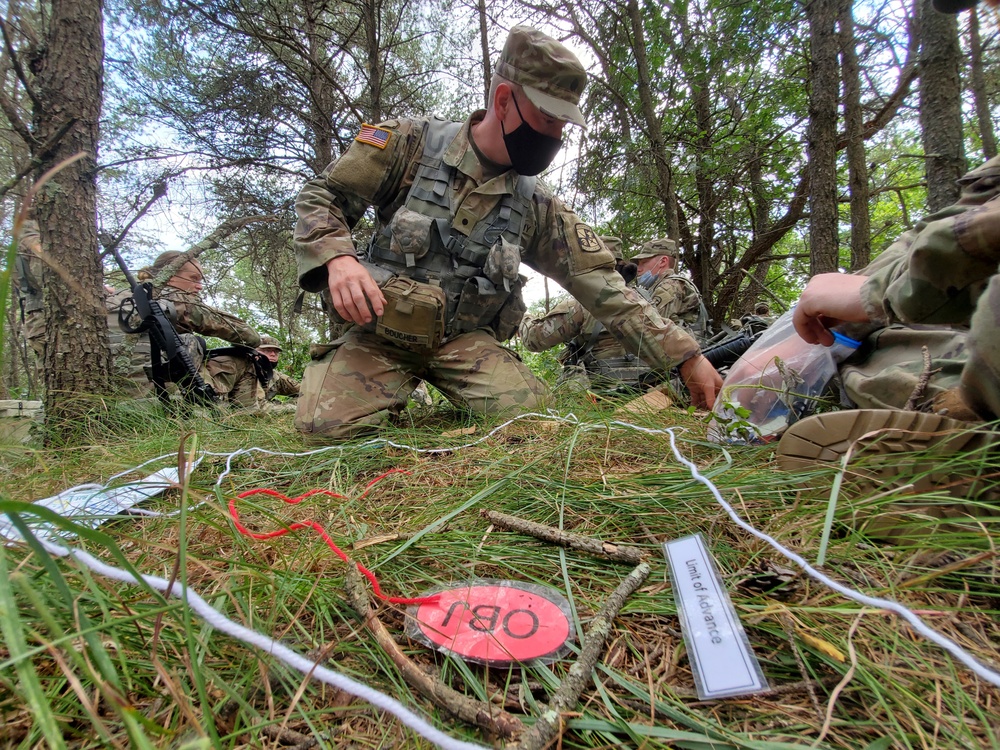 ROTC cadets from several universities hold field training at Fort McCoy