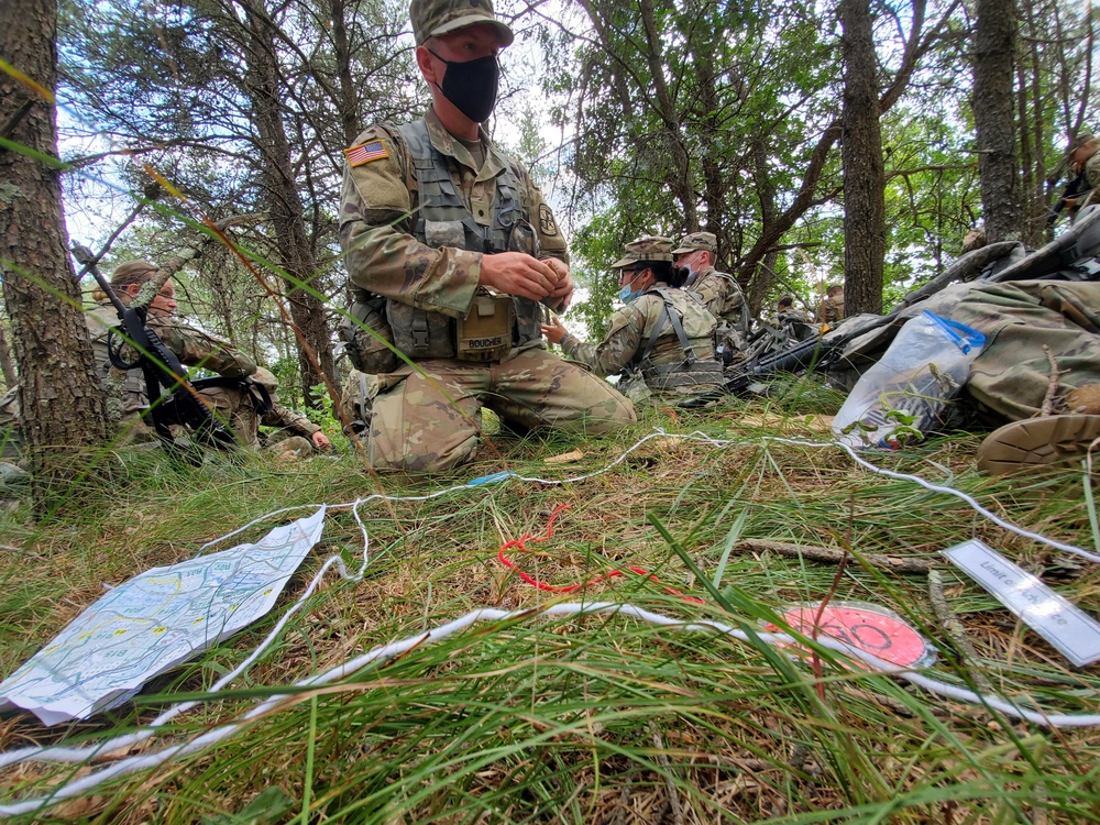 ROTC cadets from several universities hold field training at Fort McCoy