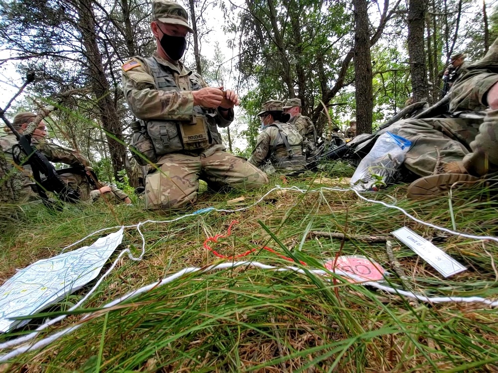 ROTC cadets from several universities hold field training at Fort McCoy