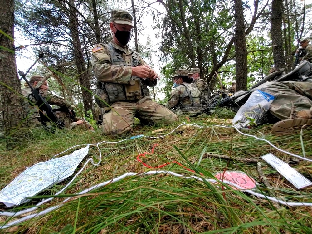 ROTC cadets from several universities hold field training at Fort McCoy