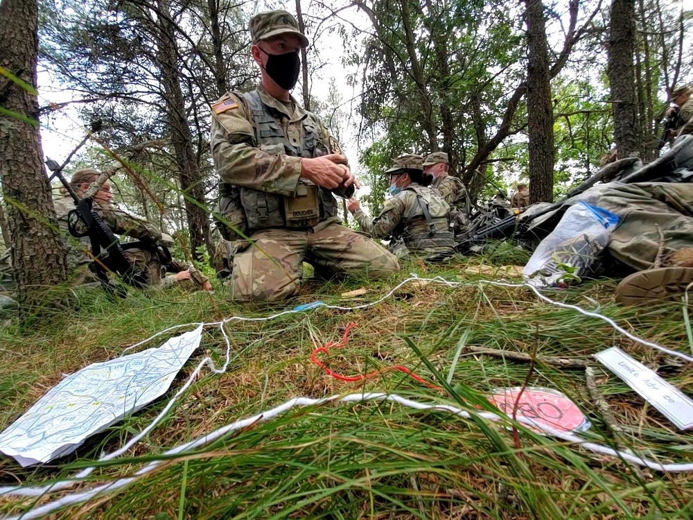 ROTC cadets from several universities hold field training at Fort McCoy