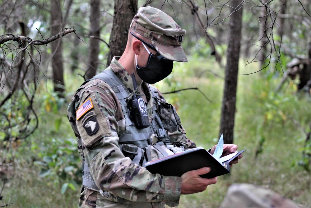 ROTC cadets from several universities hold field training at Fort McCoy