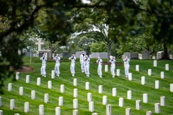 Modified Military Funeral Honors with Funeral Escort are Conducted for U.S. Navy Lt. Demarest Lloyd in Section ML [Image 5 of 14]
