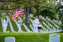 Modified Military Funeral Honors with Funeral Escort are Conducted for U.S. Navy Lt. Demarest Lloyd in Section ML [Image 8 of 14]