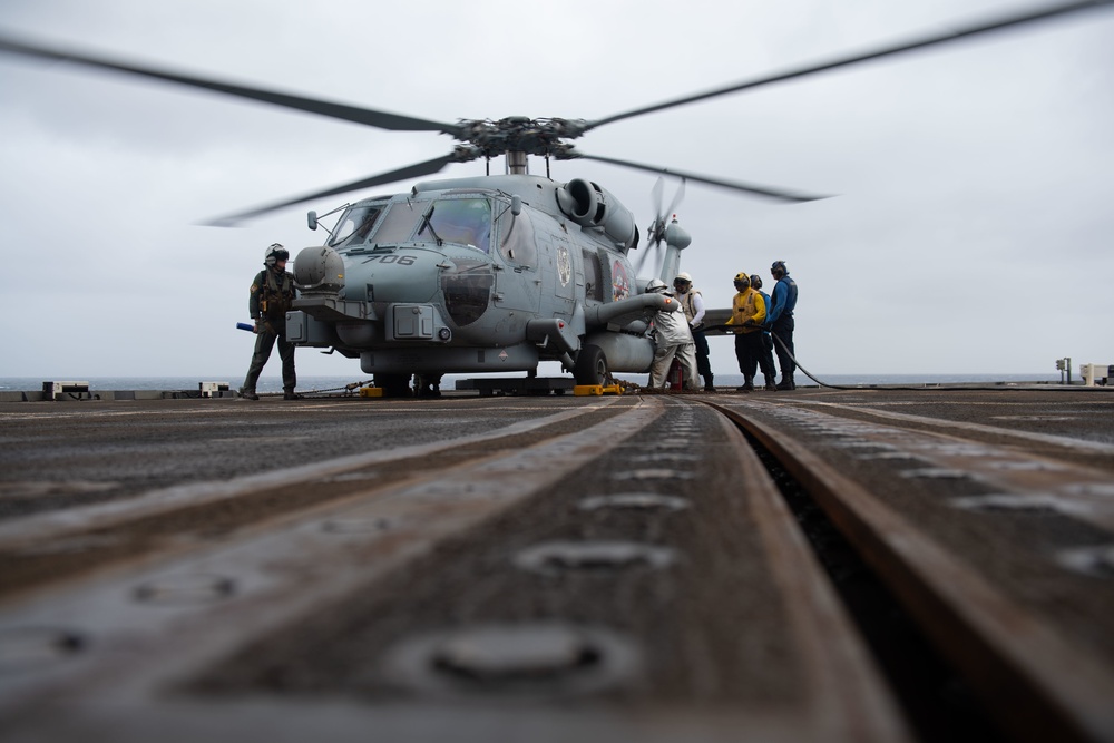 USS Princeton conducts flight operations