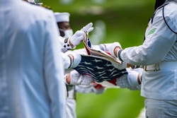 Modified Military Funeral Honors with Funeral Escort are Conducted for U.S. Navy Lt. Demarest Lloyd in Section ML [Image 11 of 14]