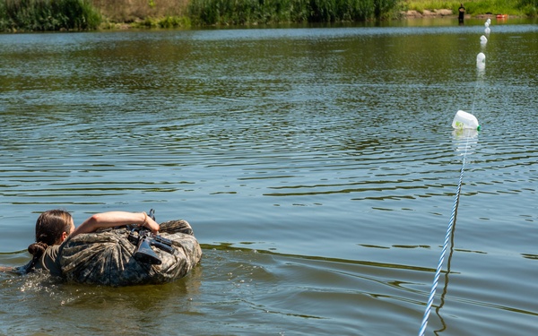 Competitors take part in the Region IV Best Warrior Competition