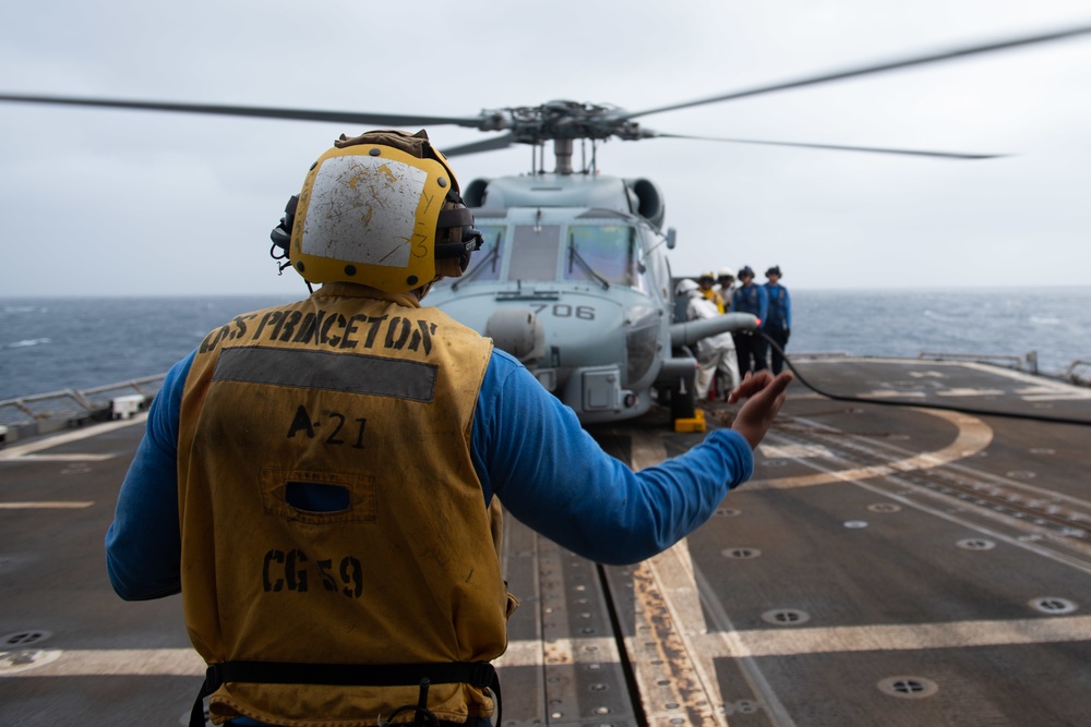 USS Princeton Conducts Flight Operations