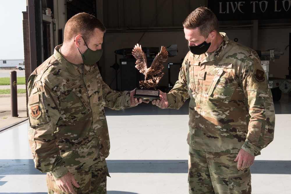 Two Whiteman AFB members win Lt. Gen. Leo Marquez award