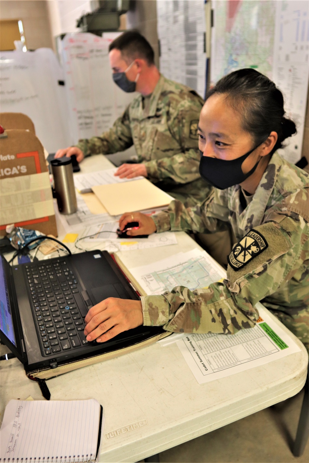 ROTC cadets from several universities hold field training at Fort McCoy