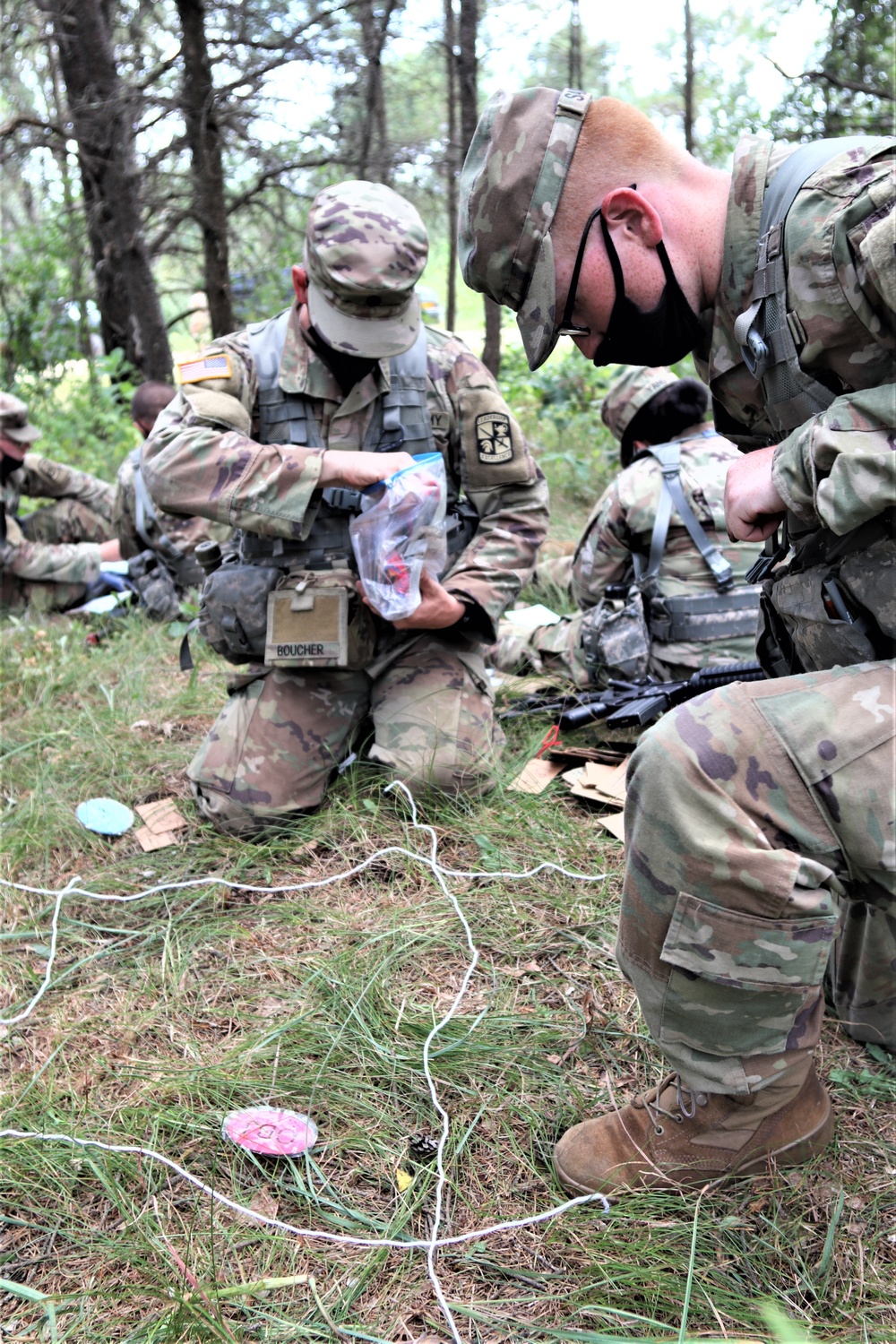 ROTC cadets from several universities hold field training at Fort McCoy