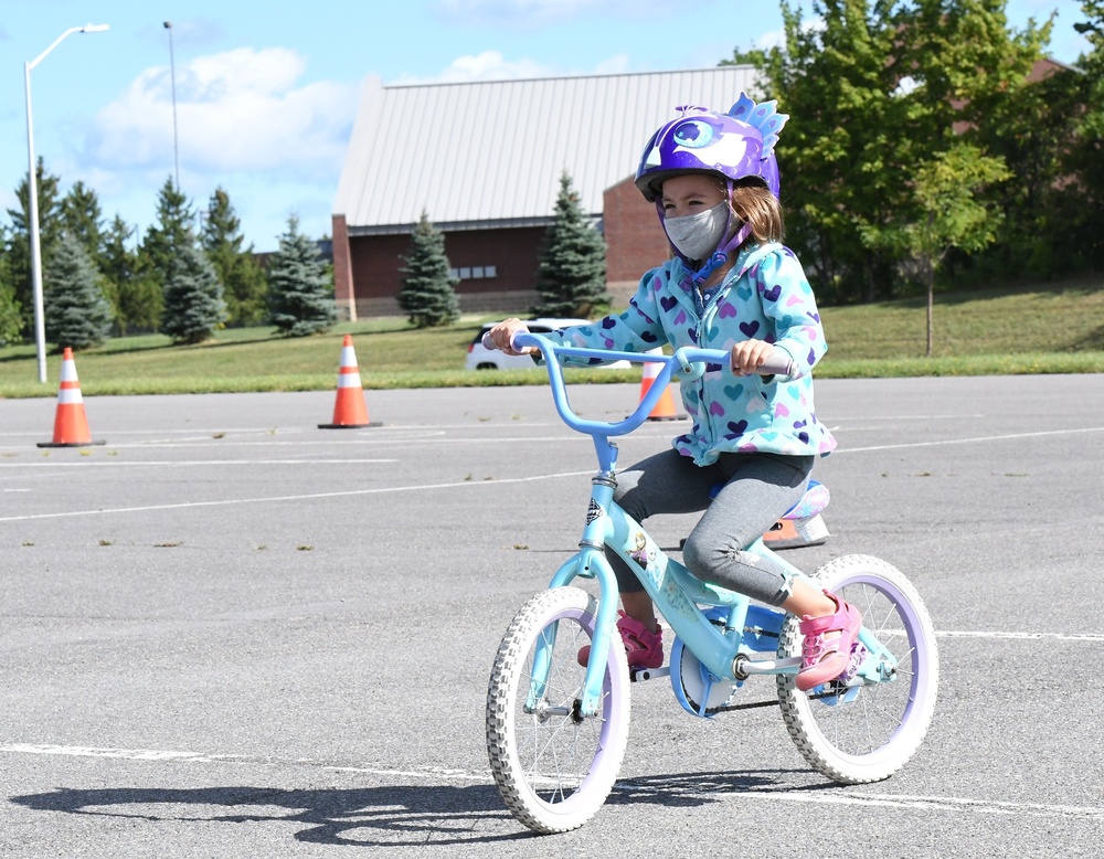 Steering toward safety: Fort Drum children have fun, learn proper riding skills at FMWR Bike Rodeo