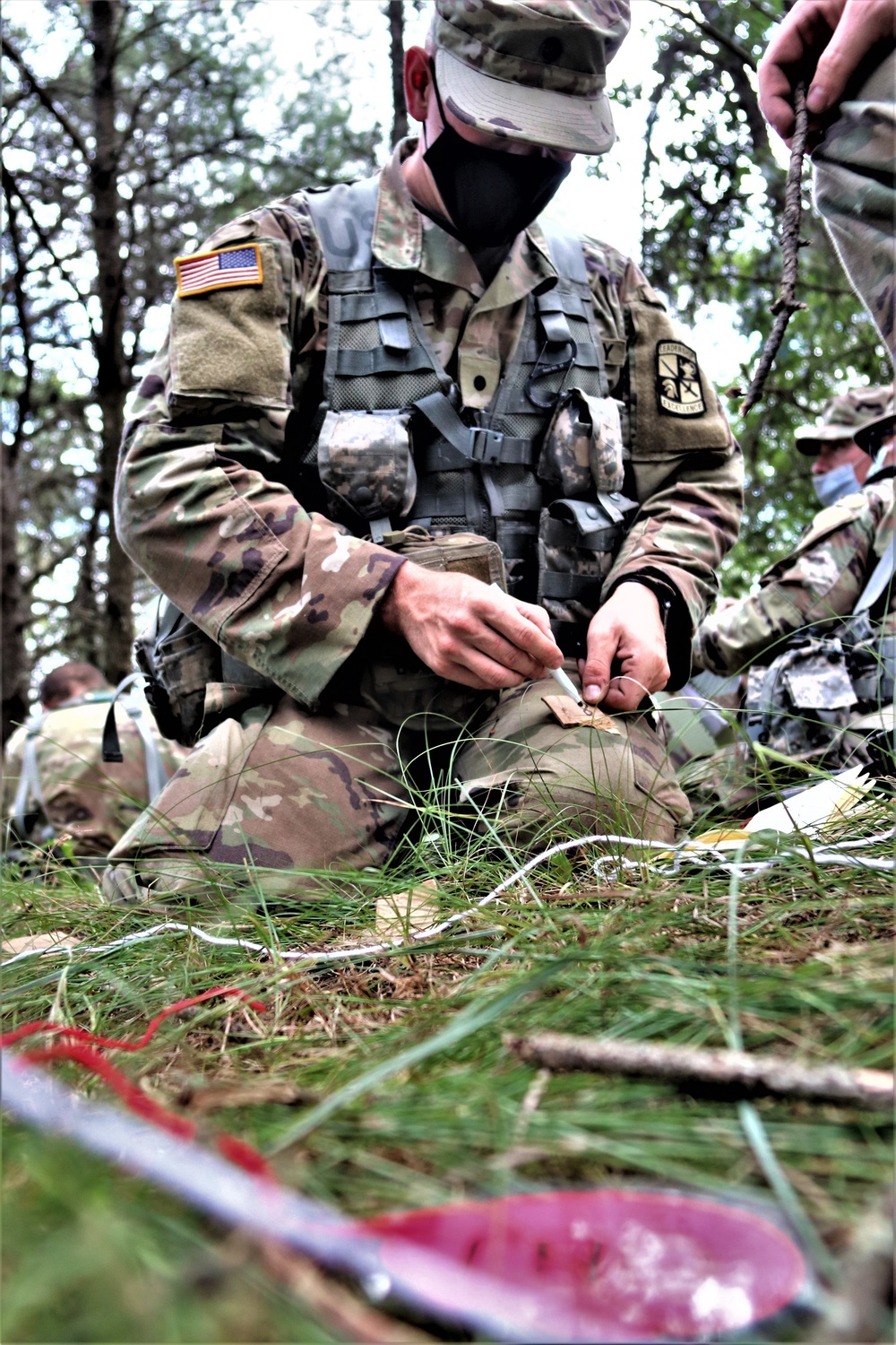 ROTC cadets from several universities hold field training at Fort McCoy