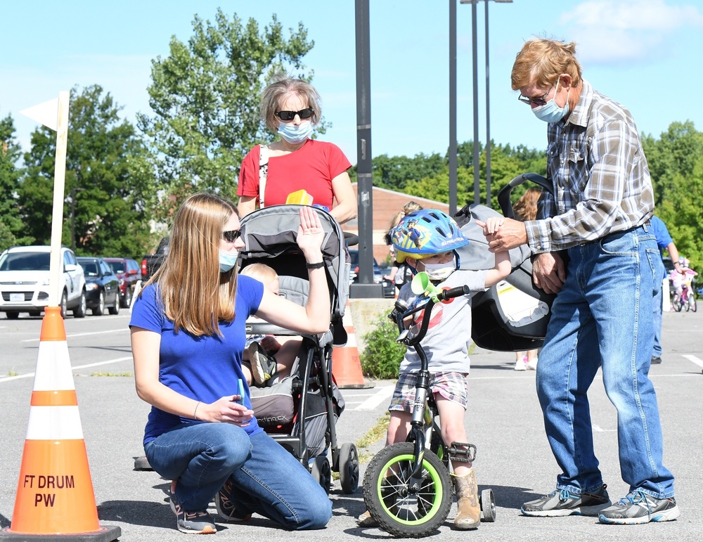 Steering toward safety: Fort Drum children have fun, learn proper riding skills at FMWR Bike Rodeo