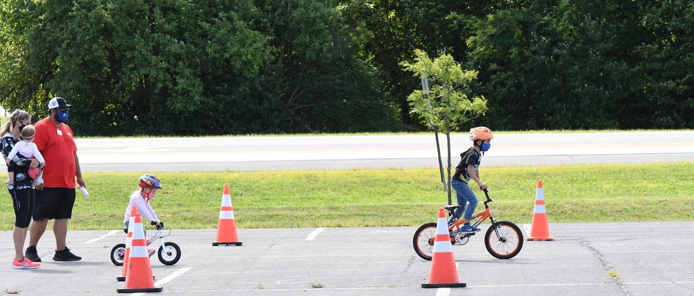 Steering toward safety: Fort Drum children have fun, learn proper riding skills at FMWR Bike Rodeo
