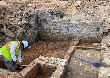 Excavation for Future Master Time Clocks Facility Unearths Links to D.C. History at Naval Observatory
