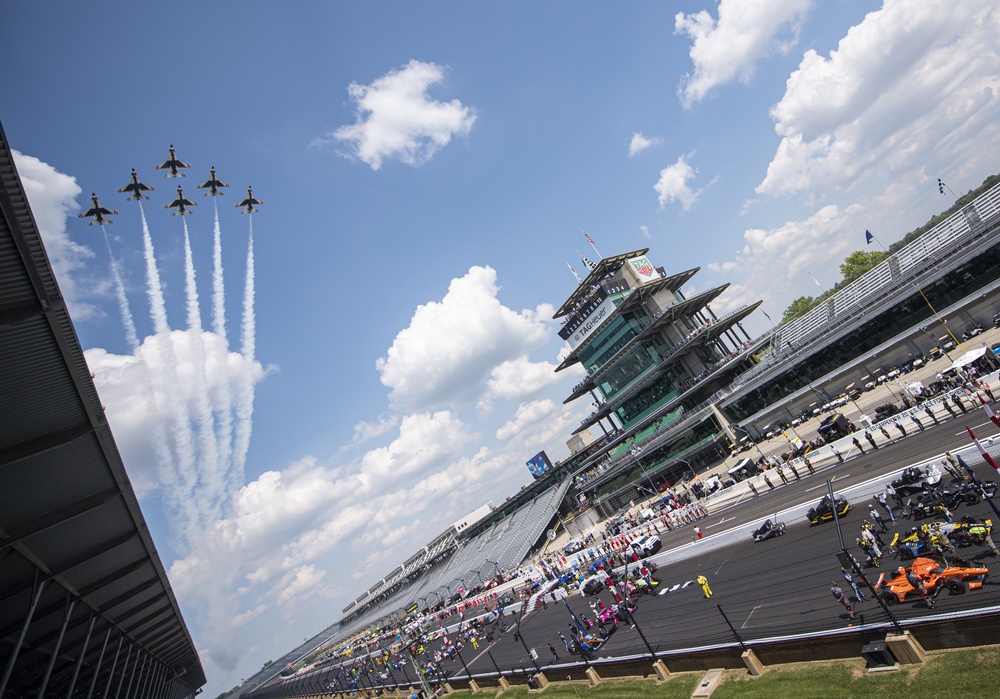 Thunderbirds soar over Indy 500