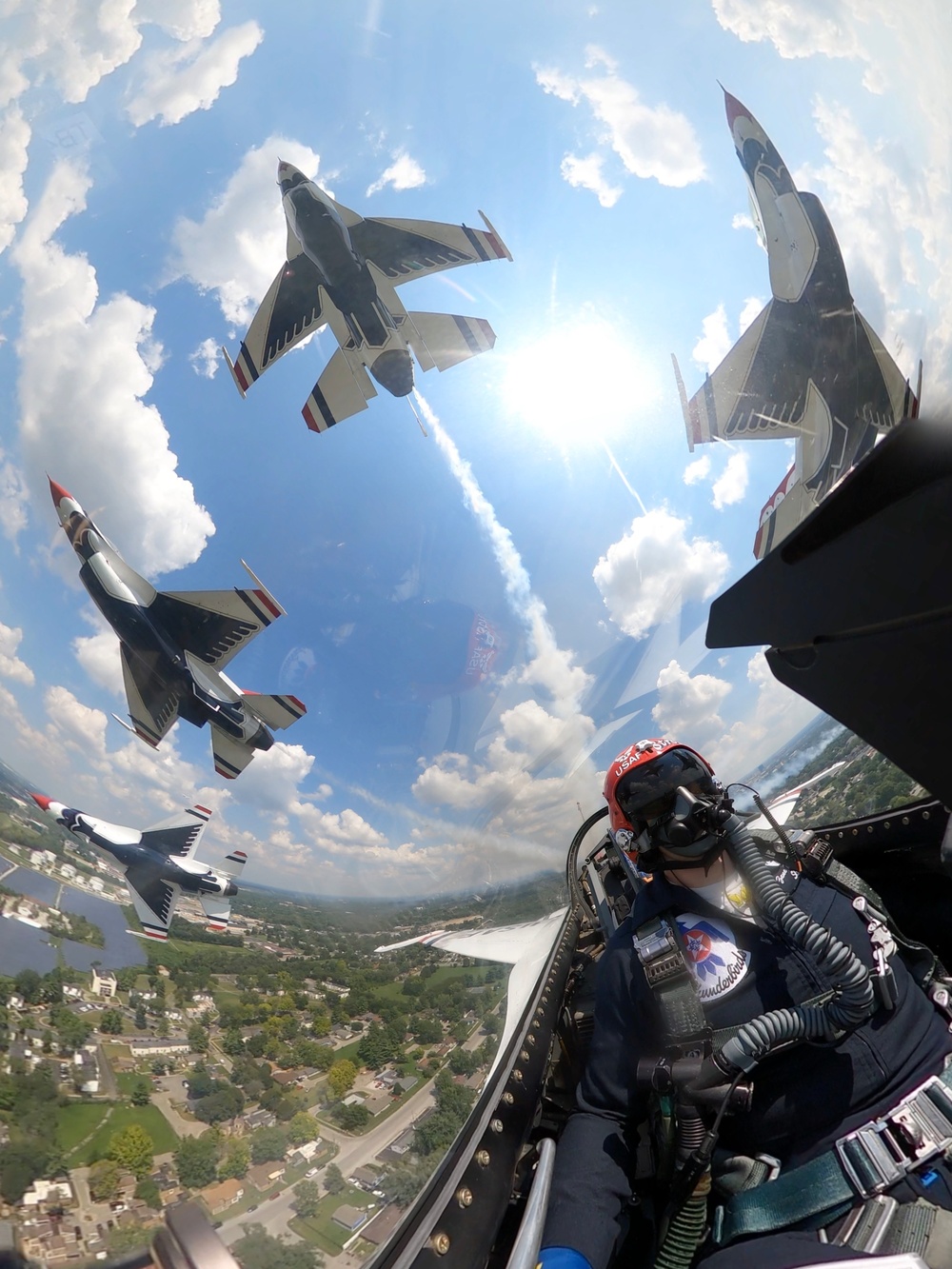Thunderbirds soar over Indy 500