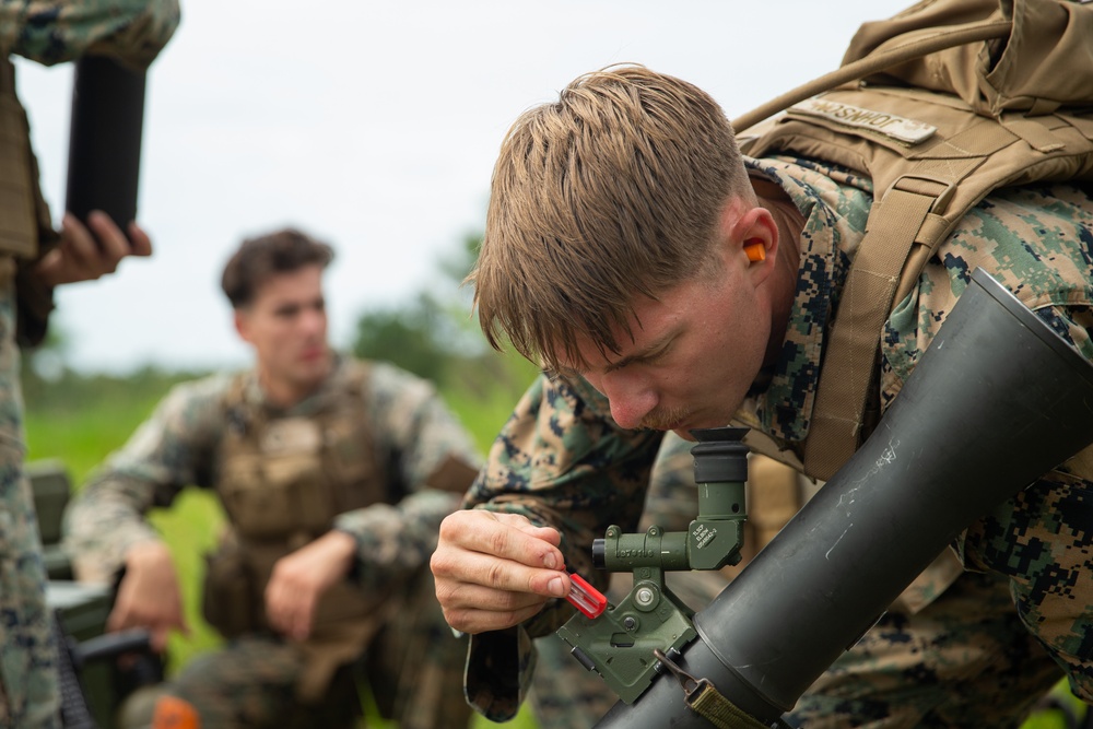 81mm Mortar Live-Fire Range: V26