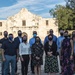 Egypt and Texas state partnership program participants tour the Alamo.