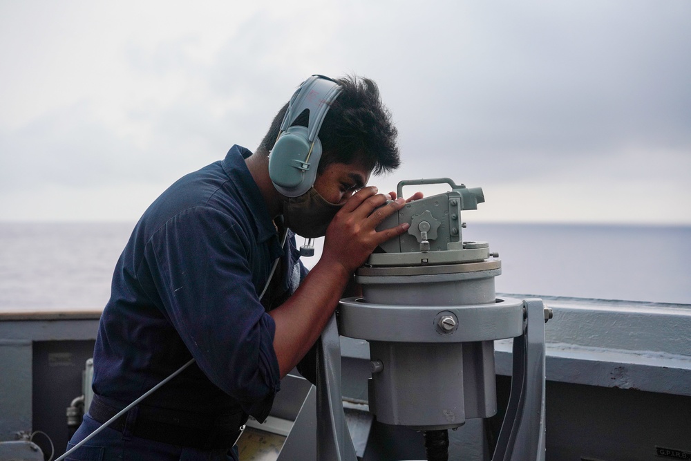 USS Halsey Conducts Routine Operations