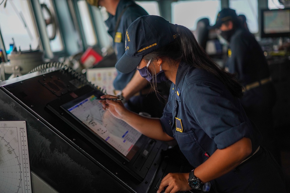 USS Halsey Conducts Routine Operations