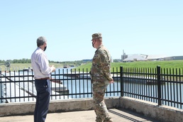 Southwestern Division Commander Makes First Trip to Tulsa District