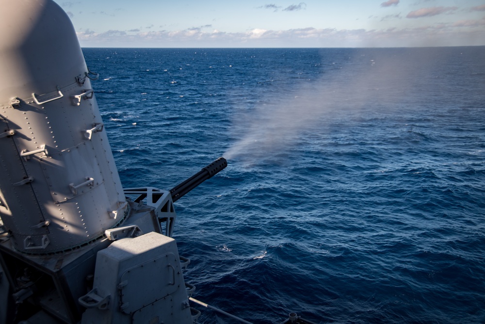 USS Carl Vinson (CVN 70) CIWS PAC Fire