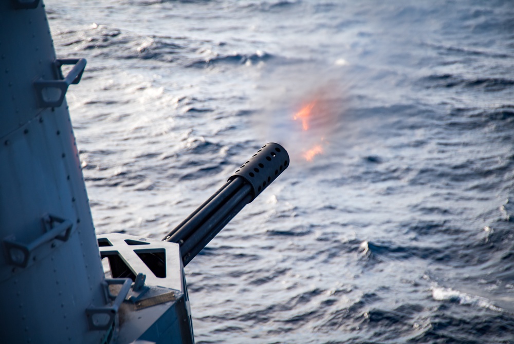 USS Carl Vinson (CVN 70) CIWS PAC Fire