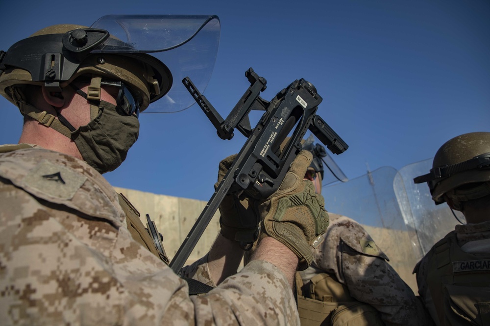 Non-Lethal Riot Control Training