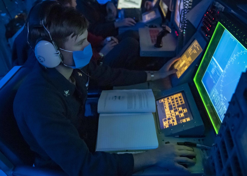 USS Mustin Transits South China Sea