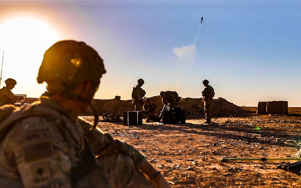 DVIDS - Images - 2-508th Brutal Company Mortar Live Fire Exercise ...