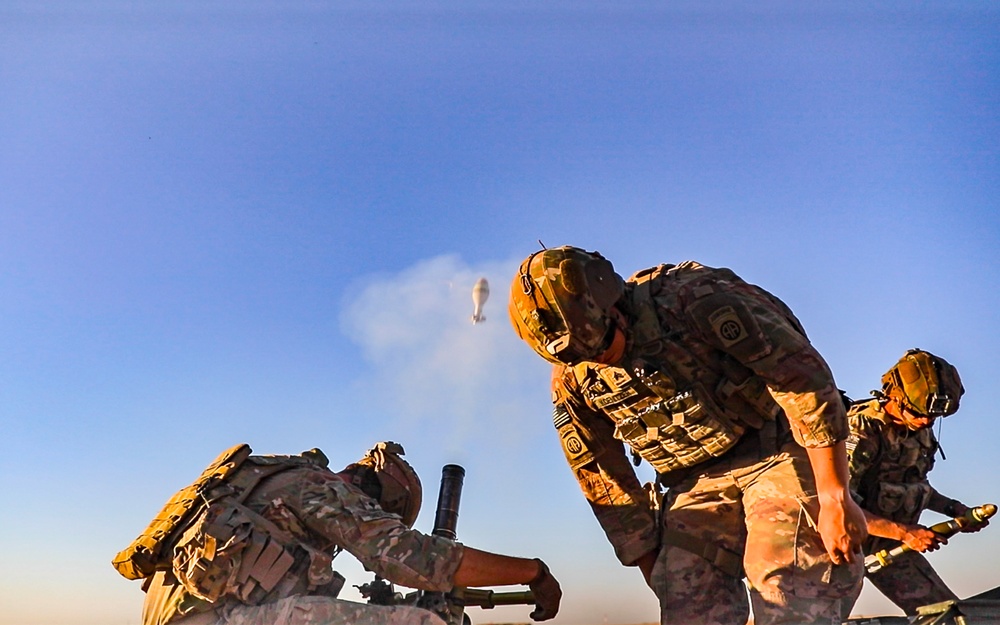2-508th Brutal Company Mortar Live Fire Exercise
