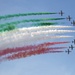 Italian Freece Tricolori perform flight maneuvers over NAS Sigonella